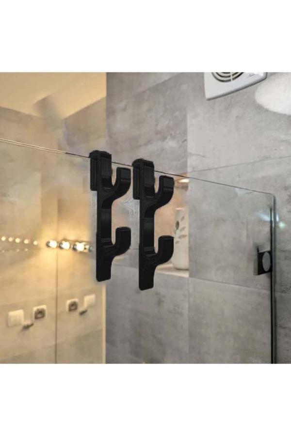 3Decor Cama Geçmeli Duşakabin Askısı 2 Adet - Image 1