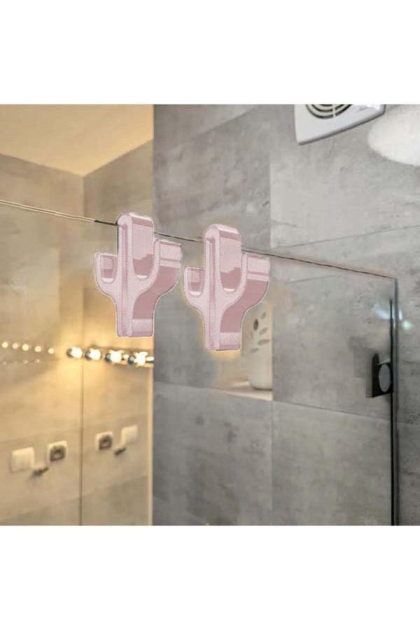 3Decor Cama Geçmeli Duşakabin Askısı 2 Adet - Image 1