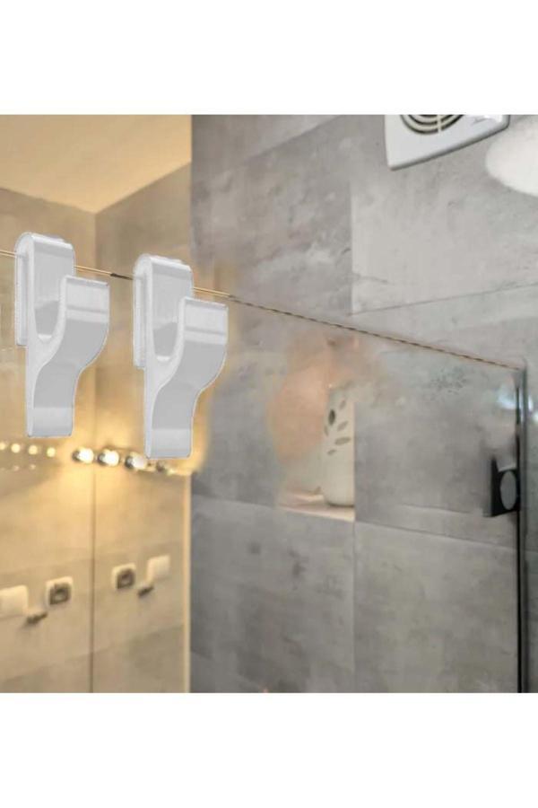 3Decor Cama Geçmeli Duşakabin Askısı 2 Adet - Image 1