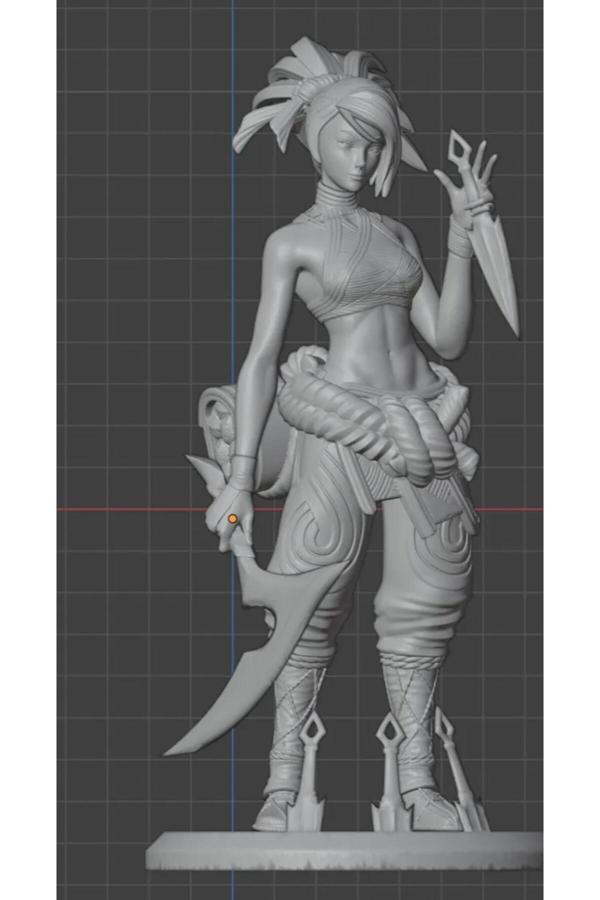 3Decor League Of Legends Kda Akali Figür - Image 1