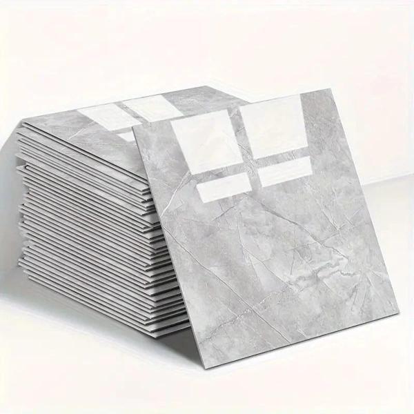 Gri Mermer Desen Du Sticker (30*30) - Image 1