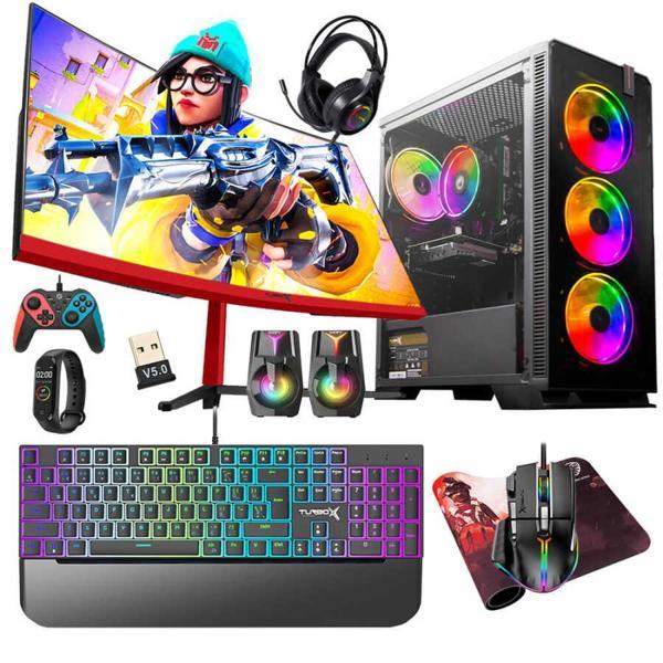 Turbox Tx5108 Intel Core i7 6700 16GB Ram 512GB SSD 8GB RX580 GDDR5 23.6 100Hz Curved Oyun Hazır Sistem - Image 1