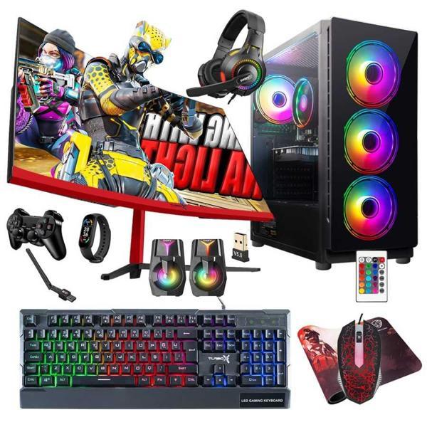 Turbox Tx5295 i5 9400F 16GB Ram 512GB SSD 4GB RX550 27 inç 100Hz Curved Oyun Hazır Sistem - Image 1