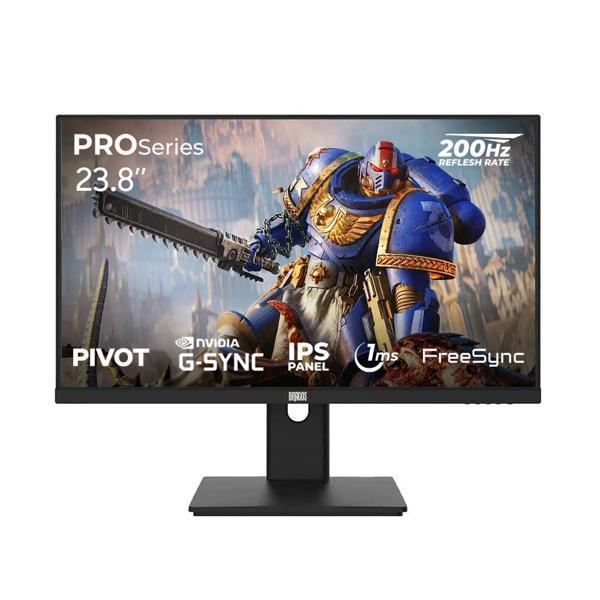 Dragos PROSeries P238FHD200 1ms FHD 200Hz 23.8 İnç FreeSync G-Sync IPS Pivot Oyuncu Monitörü - Image 1