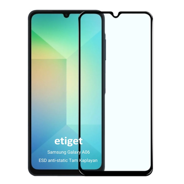 Samsung Galaxy A06 ”ESD ANTI-STATIC” Cam Ekran Koruyucu 6D GLASS - Image 1