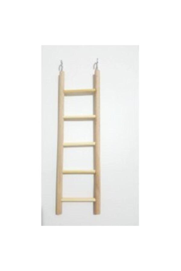 Çotanaklar Kafes Ahşap Kuş Merdiveni 21X6 Cm 5 Basamak - Image 1