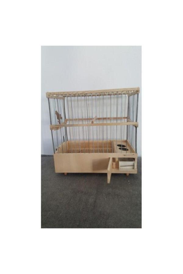 Çotanaklar Kafes Ahşap Tel Geçme Kafes Izgaralı Ayaklı - Image 1