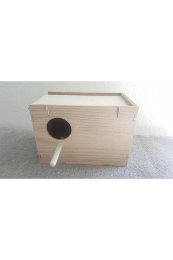 Çotanaklar Kafes Ev Tipi Muhabbet Kuşu Yuvalığı 20 X 14 X 12,5 Cm - Image 1