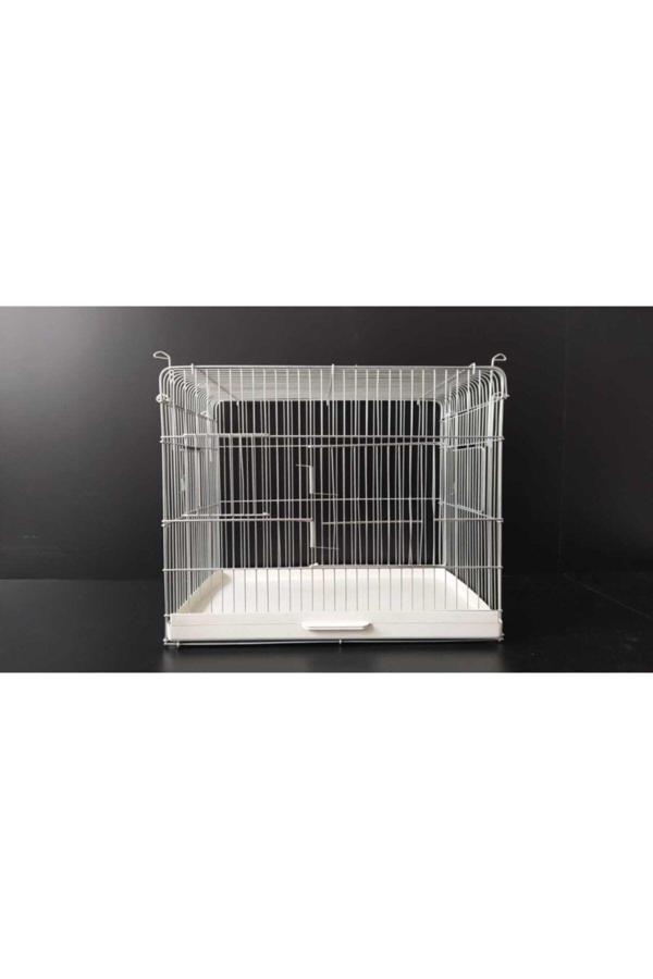 Çotanaklar Kafes Kat Eklene Bilir  Üretim Kafesi Büyük Kapılı 45X35X40  - Image 1