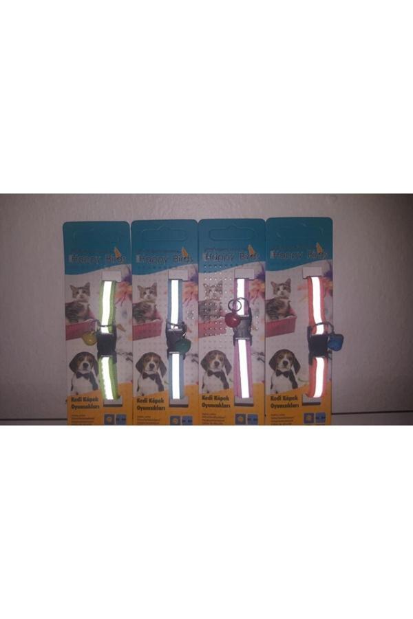 Çotanaklar Kafes Kedi Köpek Reflektörlü Zilli Boyun Tasması Küçükırklar Için 30X1 Cm 2 Adet - Image 1