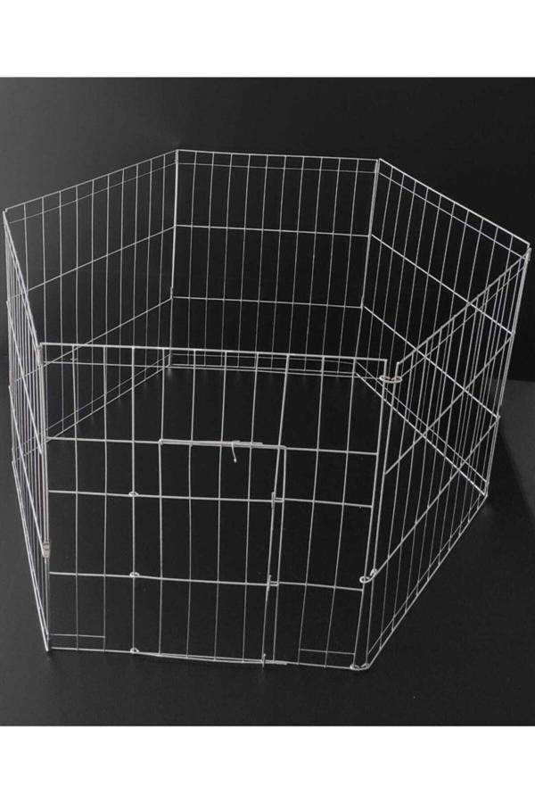 Çotanaklar Kafes Köpek Kedi Çiti Panel Oyun Alanı 6 Parça Metal 75X63 - Image 1