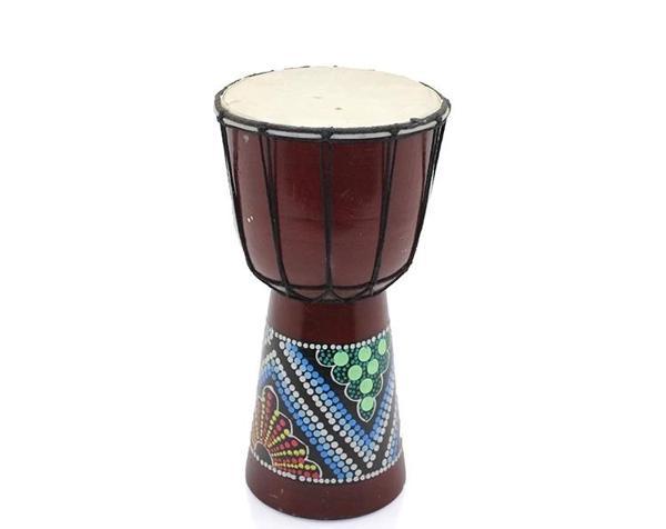 Batikli Ahşap Darbuka 25 Cm 3dıarta-31 - Image 1