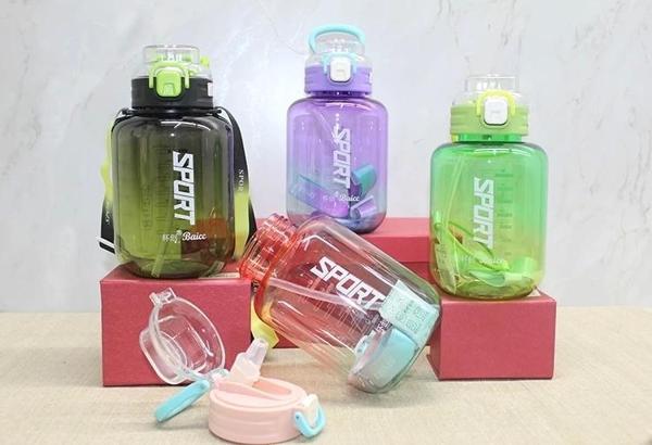 Pipetli Su Matarası 1100 Ml Bpa İçermez Alk3149 - Image 1