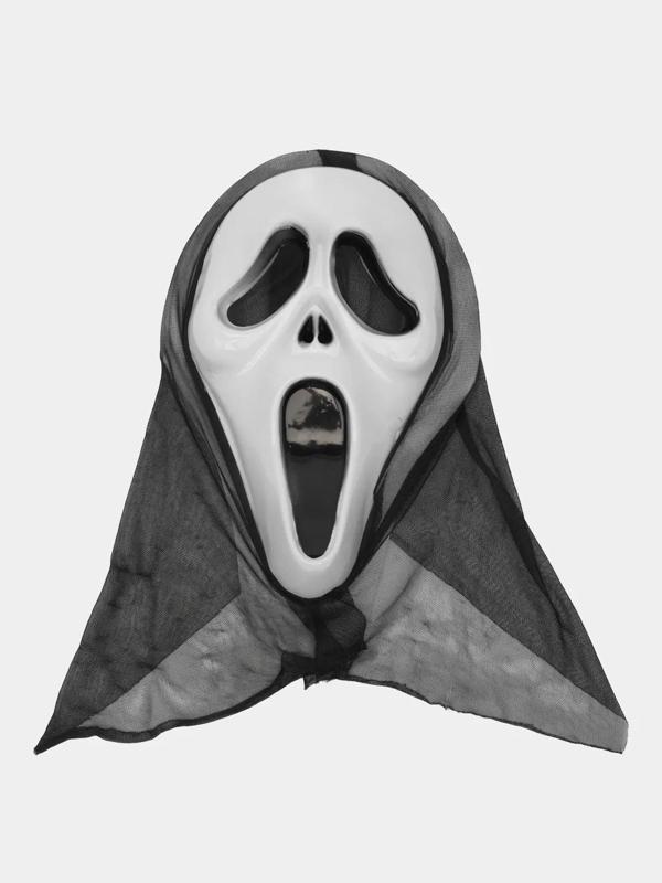 Kapşonlu Çığlık Maskesi Scream Maskesi - Hayalet Maskesi 33x21 Cm - Image 1