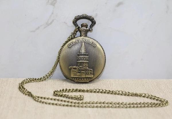 Galata Kulesi Tasarımı Köstekli Saat Alk4383 - Image 1