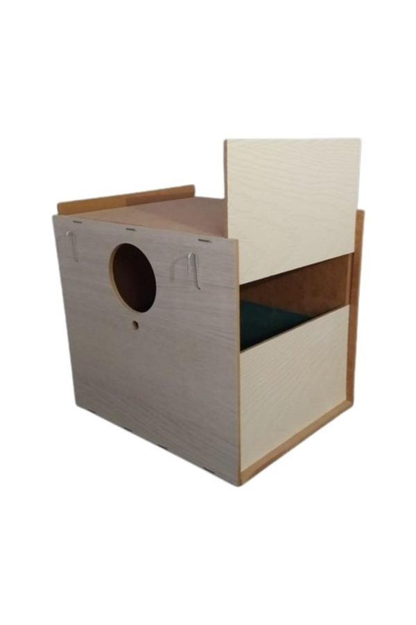 Çotanaklar Kafes Yuvalık Folluklu 21X20X18,5 Mdf - Image 1