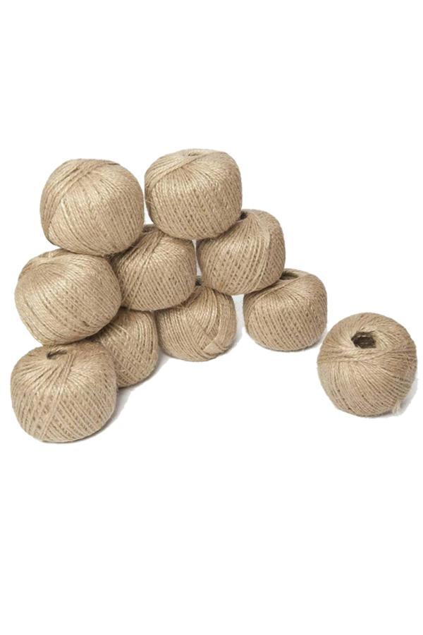 Kütükhouse Hasır Jüt Ipi 10 Adet 100 Gr - Image 1