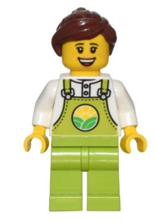 Lego Minifigür Farmer Female cty1437 - Image 1