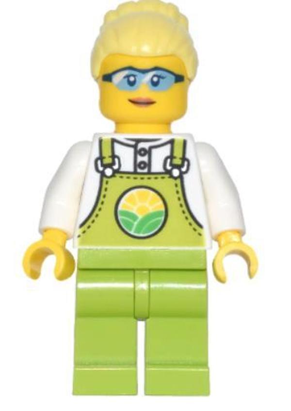 Lego Minifigür Farmer Peach cty1441 - Image 1