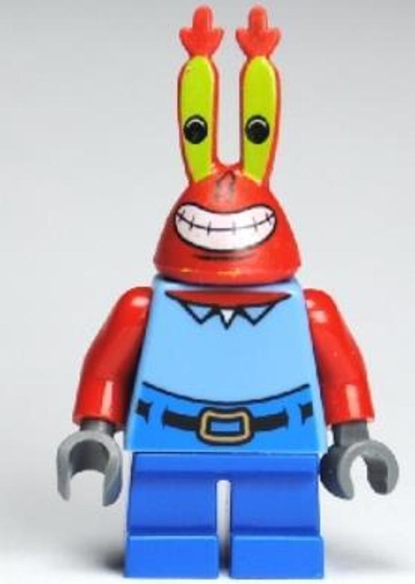 Lego Minifigür SpongeBob SquarePants Mr.Krabs bob023 - Image 1