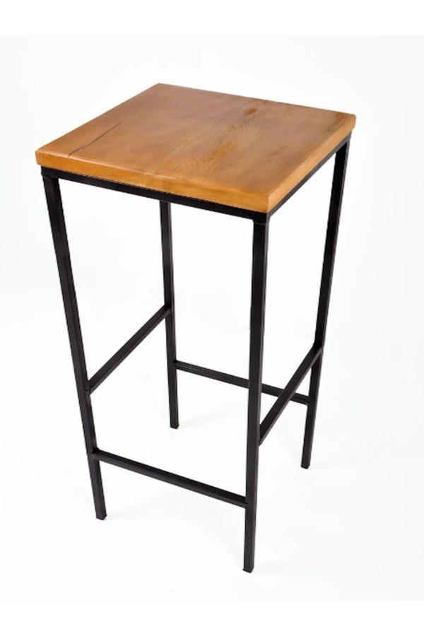 Kütükhouse Kare Bar Tabure 60 Cm - Image 1