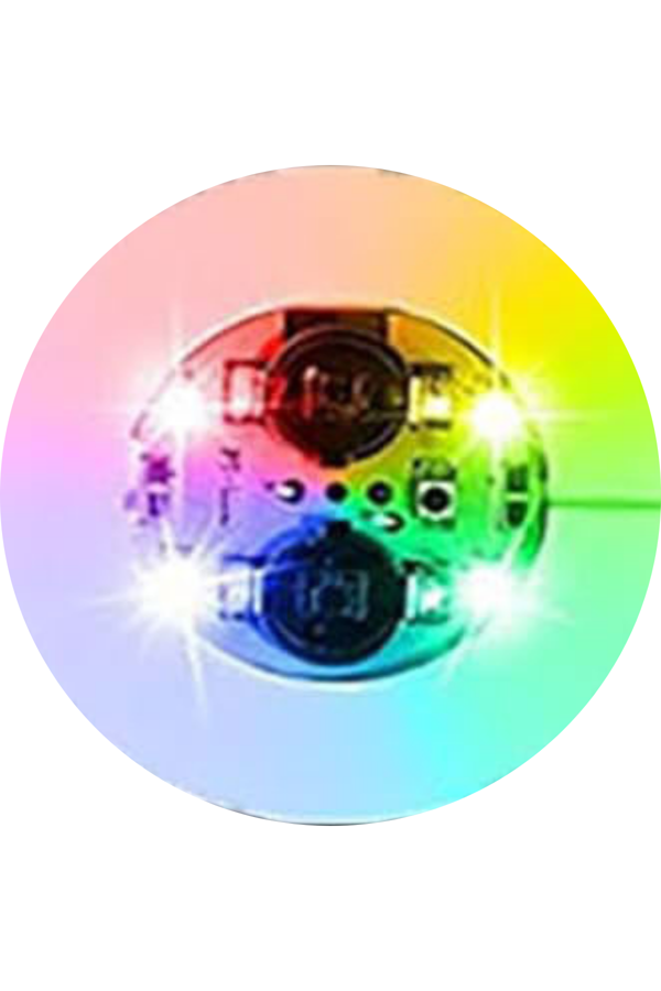 Büro Ev Ofis Parti Keyfi için 12ADET Pilli Renkli Led Işıklı Bardak Altlığı Seti - Image 1