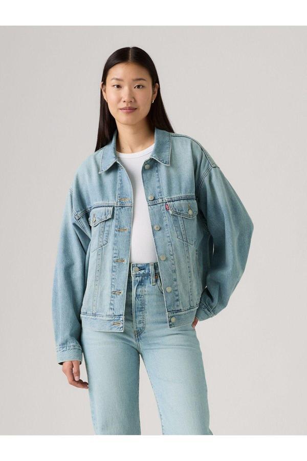Levi's 90S KADIN MAVİ TRUCKER KOT CEKET - A1743-0140 - Image 1