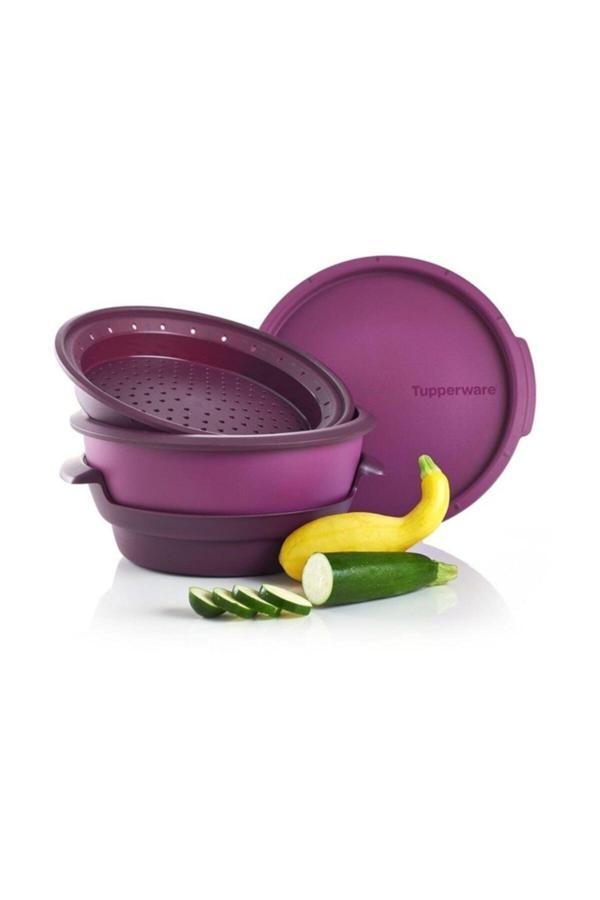 Tupperware Mikro Gurme Mikro Dalga Kabı Mor - Image 1