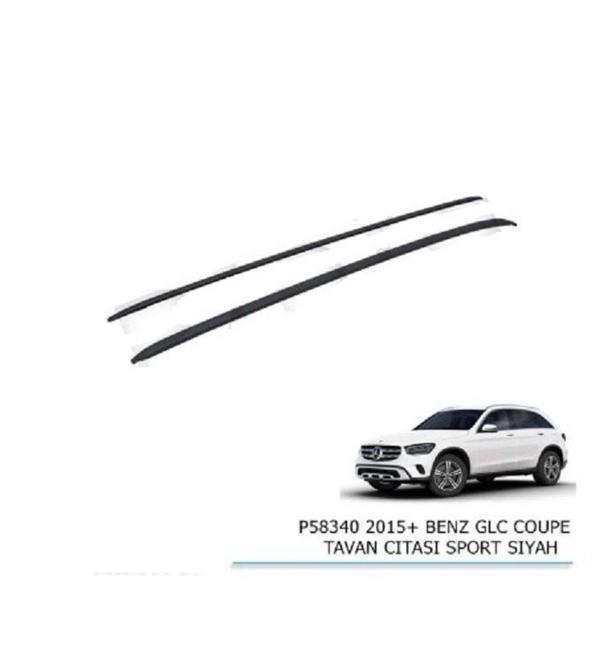 Mercedes Benz Uyumlu Glc Coupe Tavan Çıtası Sport Siyah 2015+  - Image 1