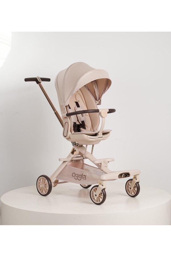 Oggia V16 Premium Bebek Arabası – Çift Yönlü, Katlanabilir, Ebeveyn Koltuklu, Doğumdan İtibaren Kullanım - Image 1
