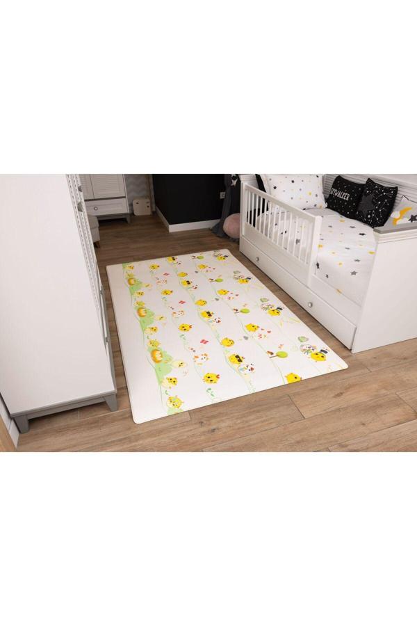 Oggia Tiny Hens Premium Oyun Matı 140x230cm | 15mm | Darbe Emici, Isı Yalıtımlı, Çift Yönlü Halı - Image 1