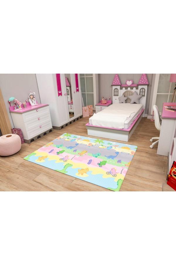 Oggia Dino Park Premium Oyun Matı / Halısı 140cm*195cm*15mm Mat031 - Image 1