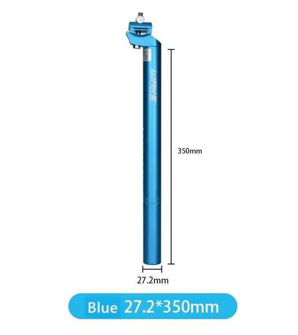 XBYC 679 Wake Sele Borusu 27.2mm çap x 35cm uzunluk Hafif Renkli Bisiklet Koltuk Borusu Mavi Renk - Image 1