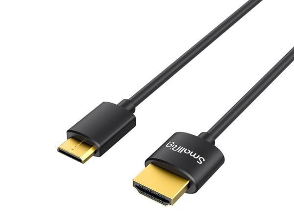 SmallRig 3040 35cm Ultra Slim 4K HDMI Kablosu(C-A Mini) - Image 1