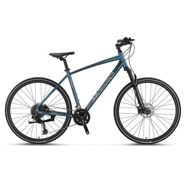 MOSSO LEGARDA-PRO-X18-MSM ERKEK ŞEHİR BİSİKLETİ 460H HD 28 JANT 18 VİTES MAVİ GÜMÜŞ - Image 1