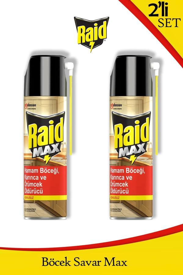 Böceksavar Max Hamamböceği, Örümcek ve Karıncalara Karşı Etkili 300 ml x 2 Adet - Image 1