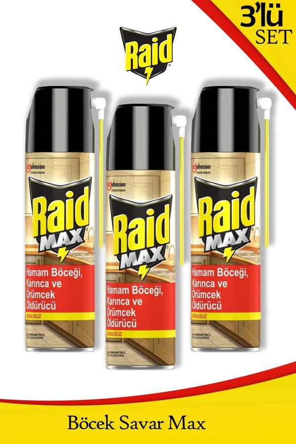 Böceksavar Max Hamamböceği, Örümcek ve Karıncalara Karşı Etkili 300 ml x 3 Adet - Image 1