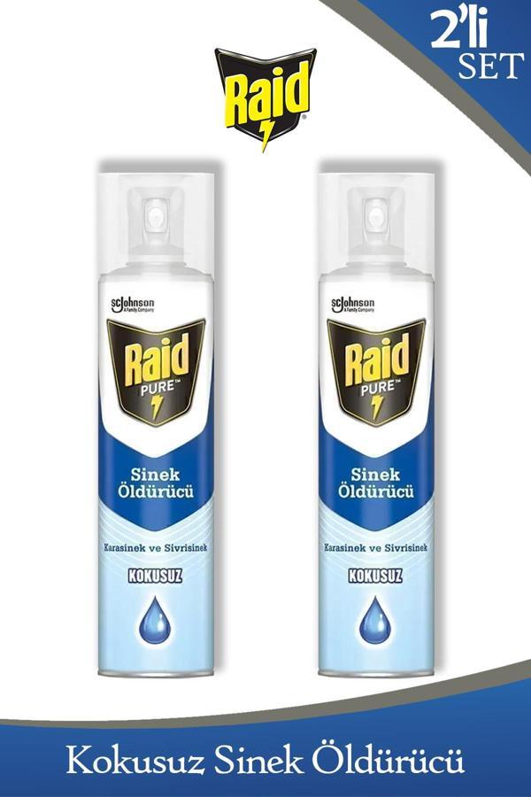 Pure Sineklere Karşı Etkili Kokusuz Sprey 300 ml x 2 Adet - Image 1