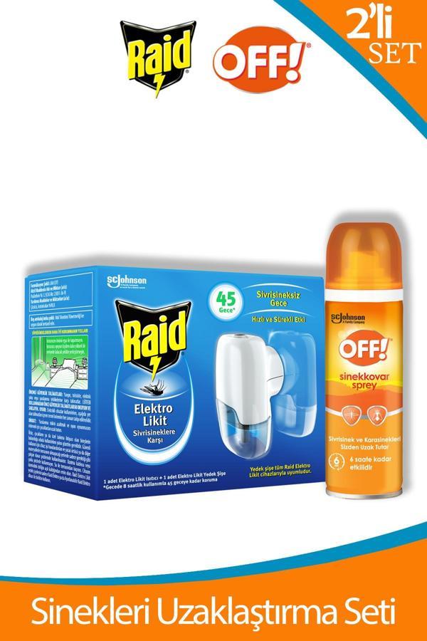 Raid Elektrolikit Sistem 45 Gece ve Sinekkovar Sprey Set - Image 1