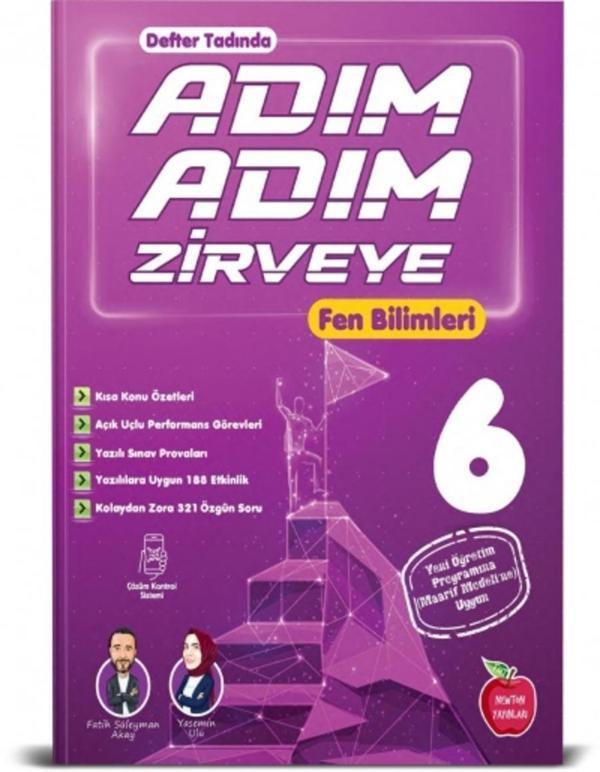 6.SINIF ADIM ADIM ETKİNLİKLİ KONU ANLATIMLI FEN BİLİMLERİ YENİ - Newton Yayınları - Image 1