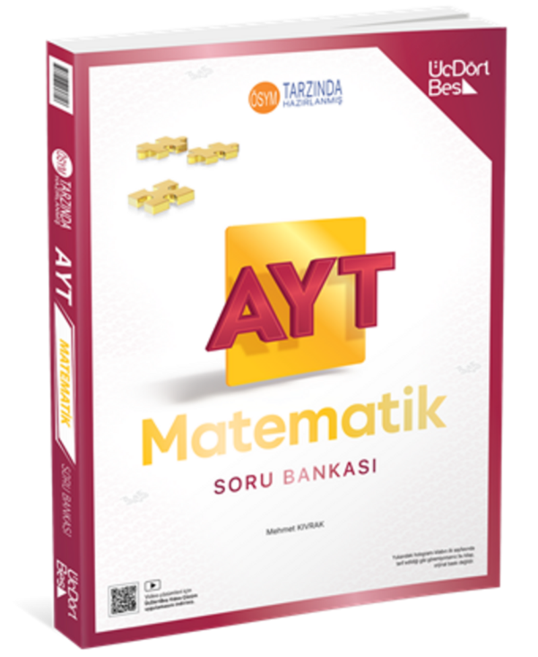 ÜÇ DÖRT BEŞ YAYINLARI AYT MATEMATİK SORU BANKASI 2026 - Üç Dört Beş Yayınları - Image 1