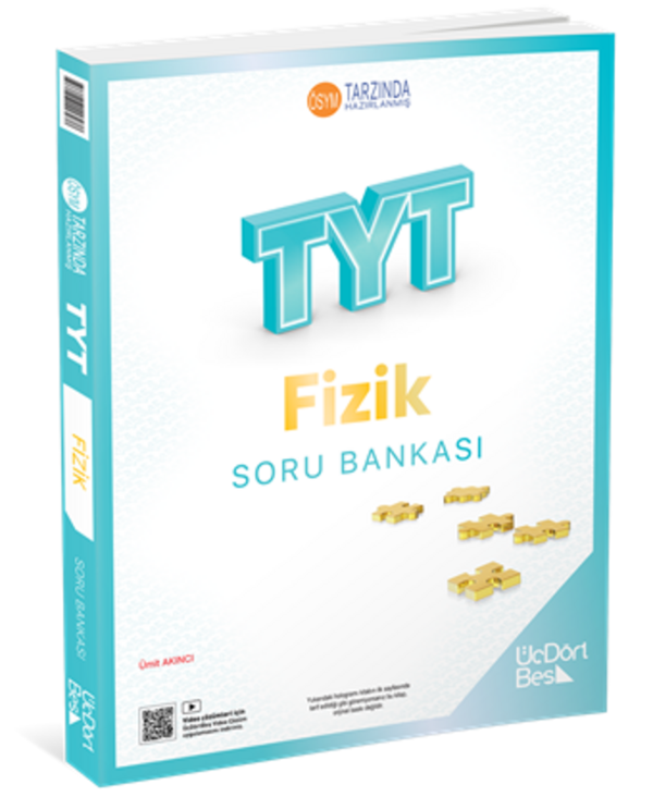 ÜÇ DÖRT BEŞ YAYINLARI TYT FİZİK SORU BANKASI 2026 - Üç Dört Beş Yayınları - Image 1