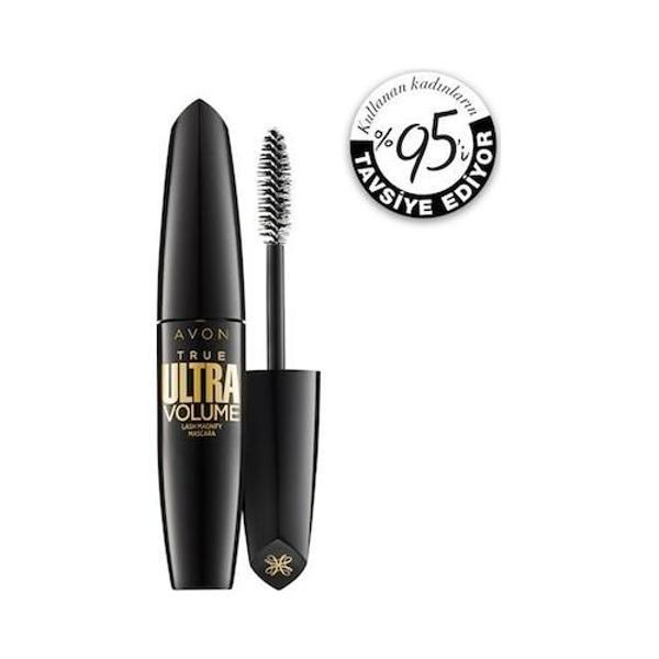 Avon True Ultra Volume Kirpikleri Uzatan Maskara 10 ML Blackest Black - Image 1