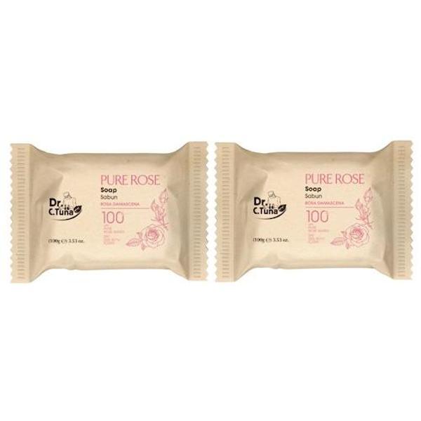 Dr. C. Tuna Pure Rose Sabun 2 x 100 G - Image 1