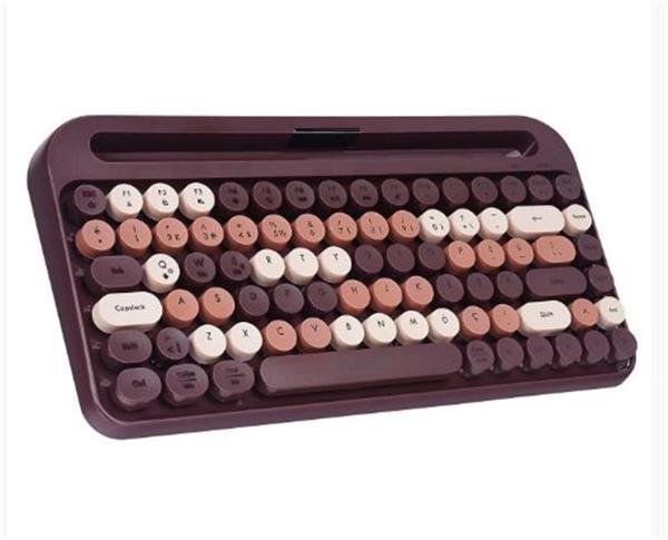 Everest KB-99 MOCHA 2.4G+BT1+BT2 Çoklu Cihaz Bağlantılı Q Kablosuz klavye - Image 1