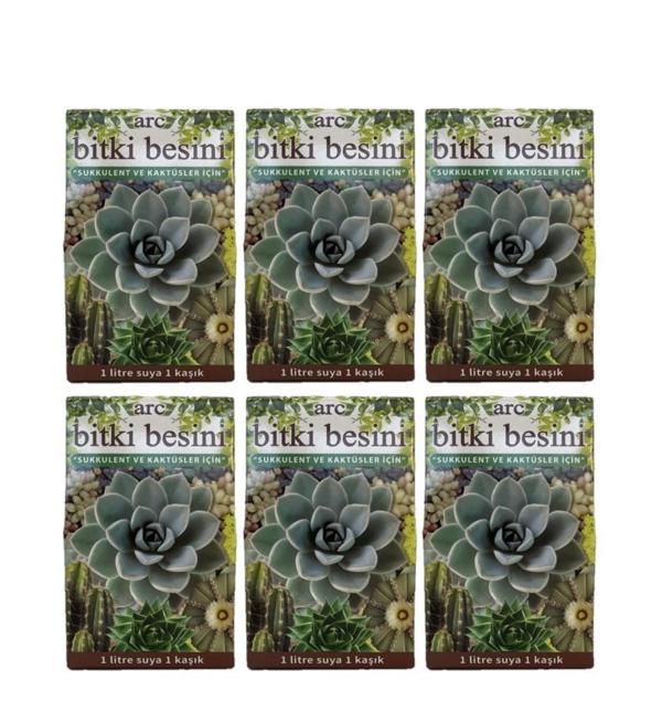 Omnipazar SO-BESK Sukulent ve Kaktüs Bitki Besini 6 x 100 gr - Image 1