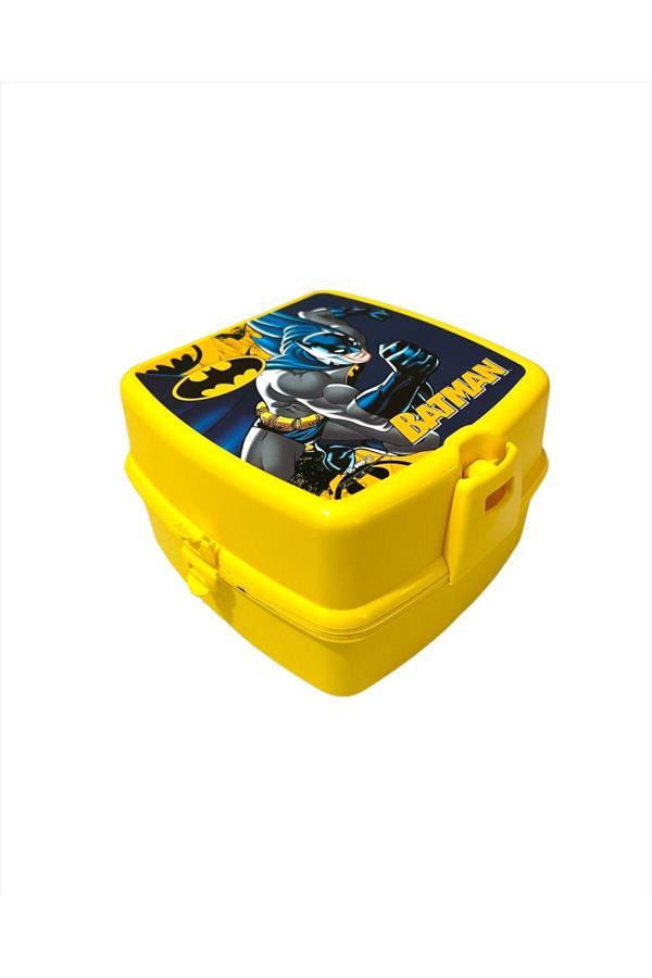 Batman İki Katlı Kare Beslenme Kutusu - Image 1