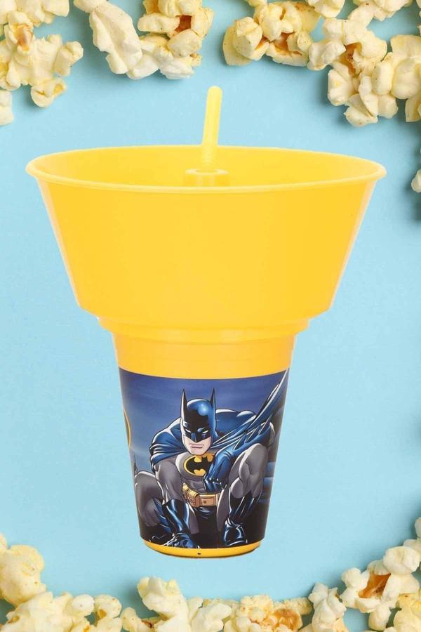 Cosiness Batman Yuvarlak Mısır Kovalı Pipetli Bardak - Image 1