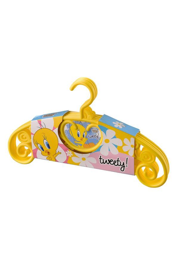 Tweety Lisanslı Kız Çocuk Elbise Askısı 4'Lü - Image 1