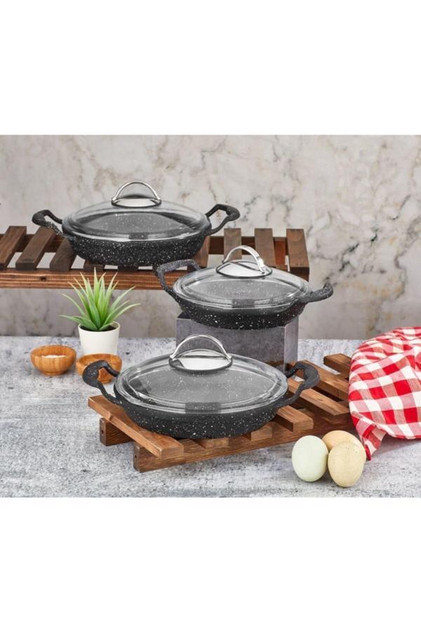 Cosiness Iron Döküm Granit Sahan Set - Image 1